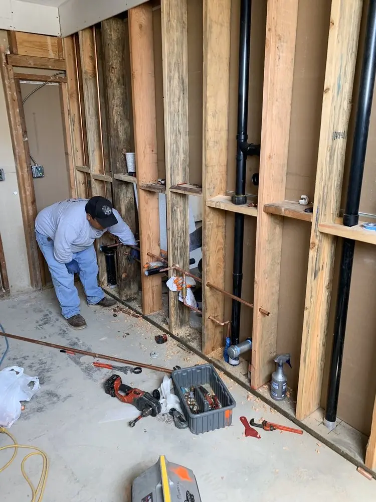 Commercial rough-in plumbing for Gas Line Repair in Jenkintown